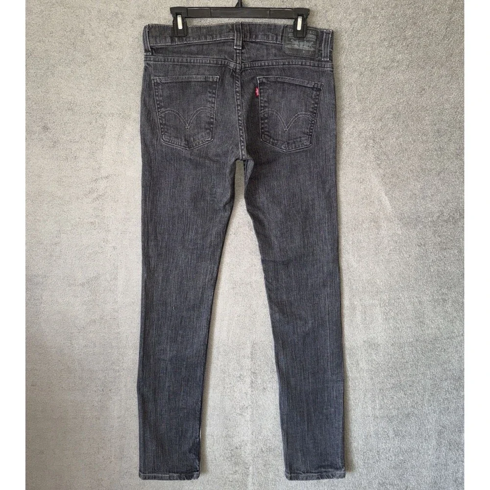 Levi's 511 Slim Jeans Mens 32x34 Fits 32 Waist Grey Stretch Cotton Denim Pants - Picture 6 of 13